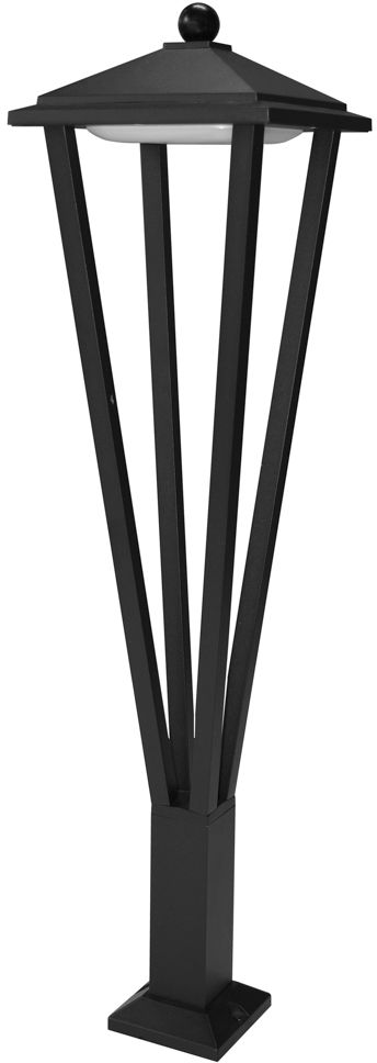 Italux Bons lampa stojąca zewnętrzna 1x12 W czarna OFL-22474-L-BK