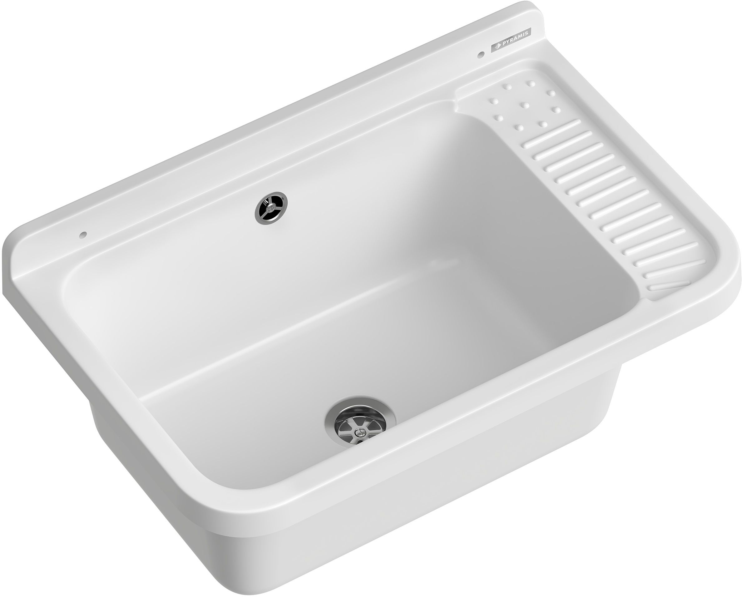Pyramis Neo Plus umywalka ogrodowa 58,4x38 cm biała 070179901