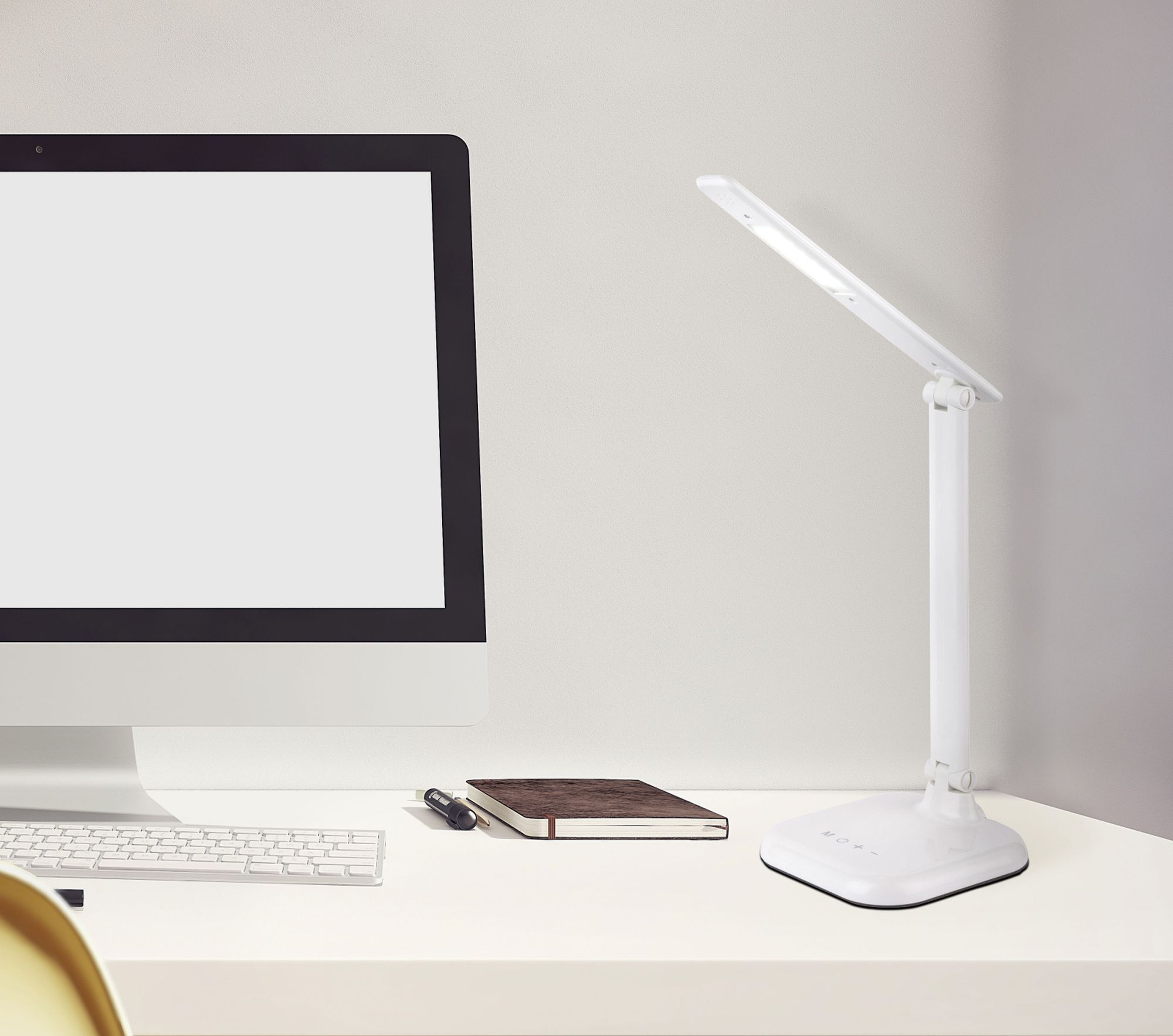 Globo Lighting Davos lampa biurkowa 1x7 W biała 58209W