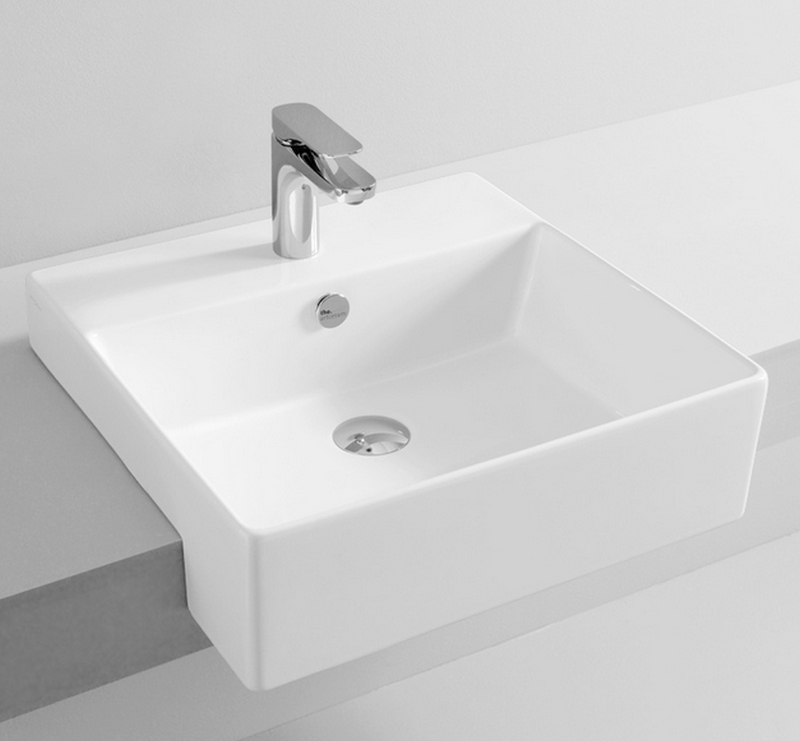 Art Ceram Quadro Semincasso umywalka 50x48 cm prostokątna biała QUL00401;00