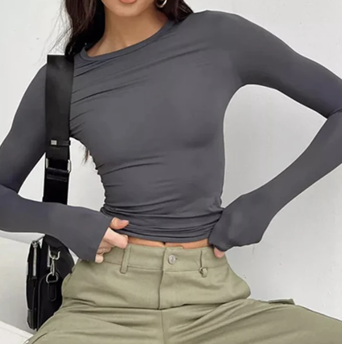 Bluzka damska długi rękaw XS-XL B05