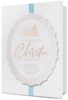 Pamiątka Chrztu Świętego - karnet