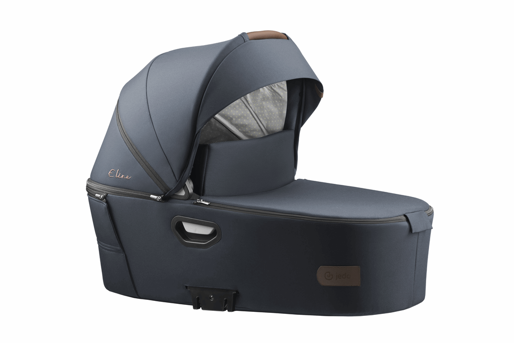 Jedo Tamel - wózek głęboko-spacerowy z torbą-E40-Koła TG żelowe-Stelaż Szary