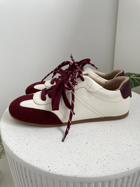Sneakers 13 Biały / Bordo