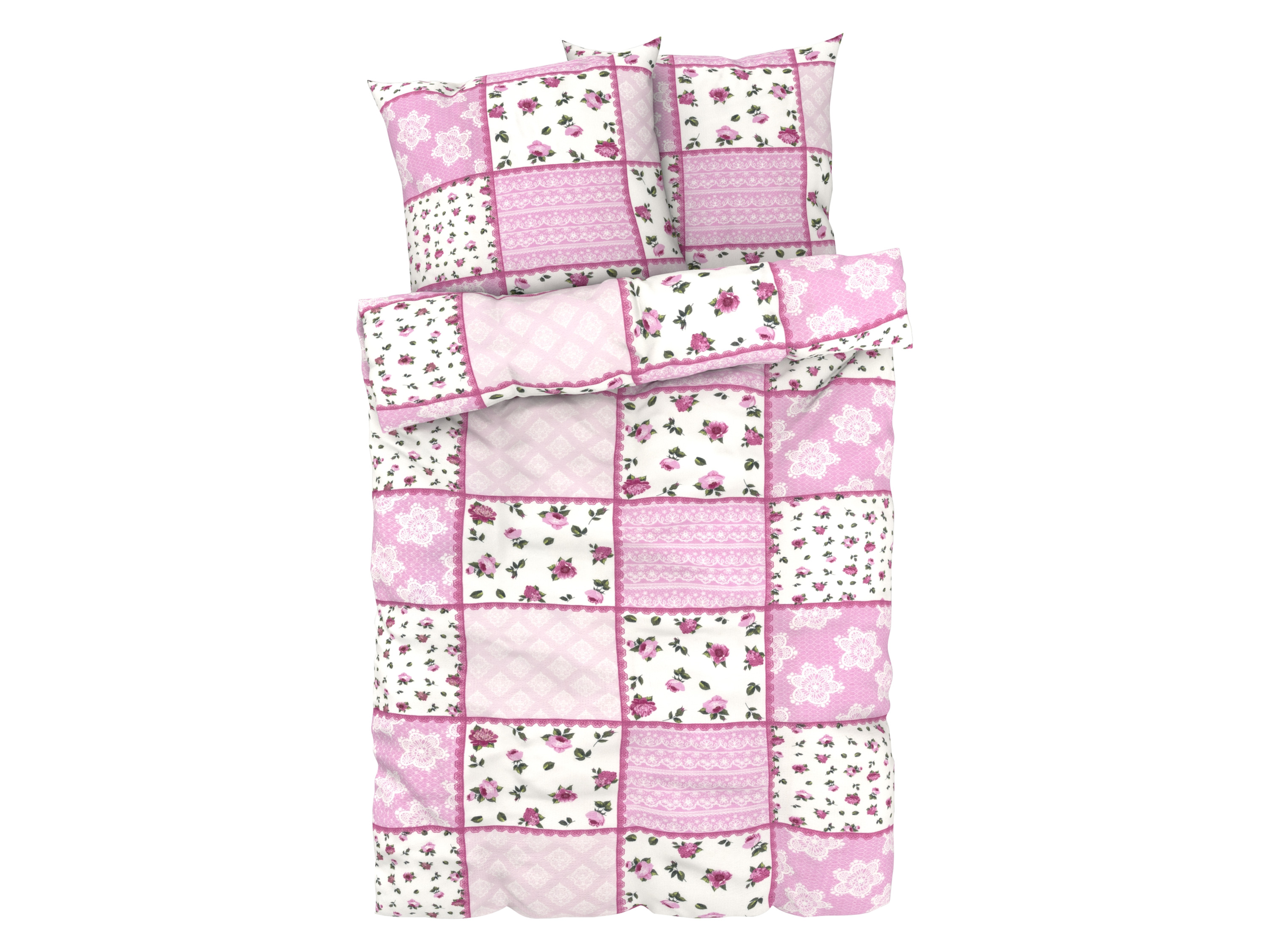 Livarno home Pościel z kory, 160 x 220 cm Różowy