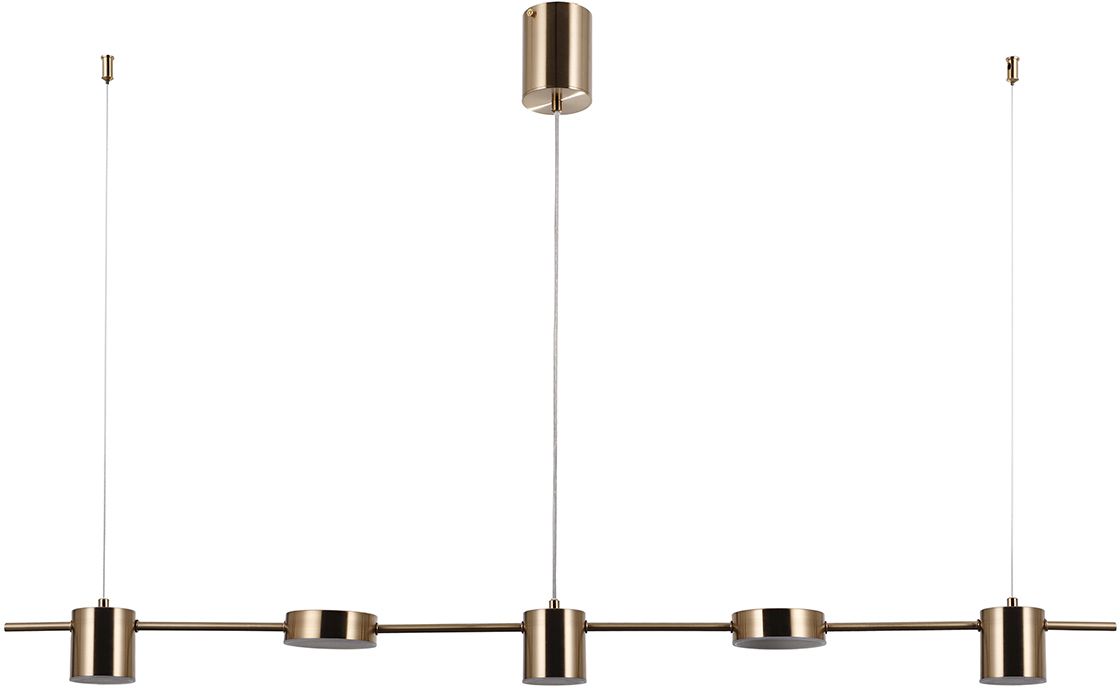 Darmowa Dostawa - Lampa wisząca 5x30 W mosiądz Italux Remdal PND163745COPGD4K