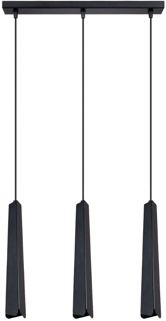 Darmowa Dostawa - Lampa wisząca 3x8 W czarna Sollux Lighting Prysm SL1402