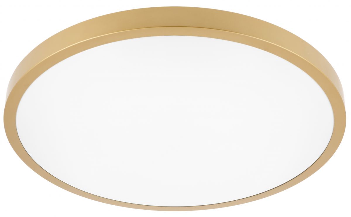 Darmowa Dostawa - Plafon 1x32 W biały-złoty GTV Atol LDATOL32WNW40