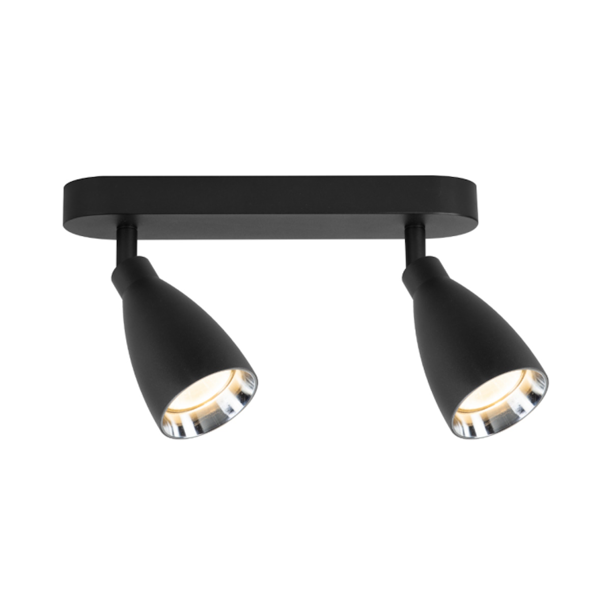 Darmowa Dostawa - Lampa podsufitowa 2x8 W czarna Light Prestige Campana LP31032WSBK