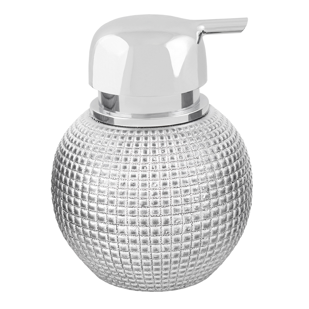 Darmowa Dostawa - Dozownik do mydła 526 ml srebrny Sepio Delhi 10DOZOWNDELHI