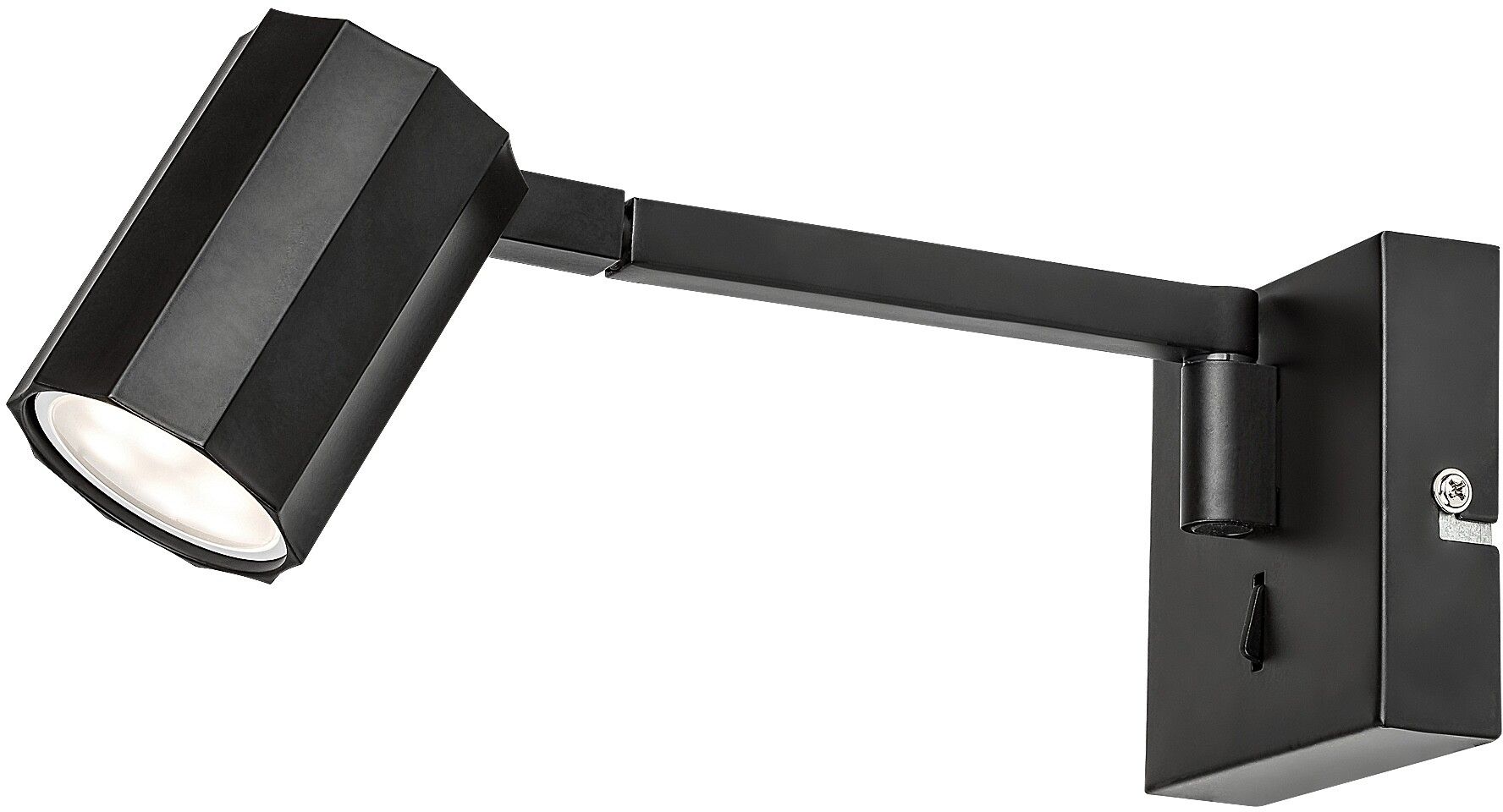 Darmowa Dostawa - Kinkiet 1x5 W czarny Rabalux Karter 73027