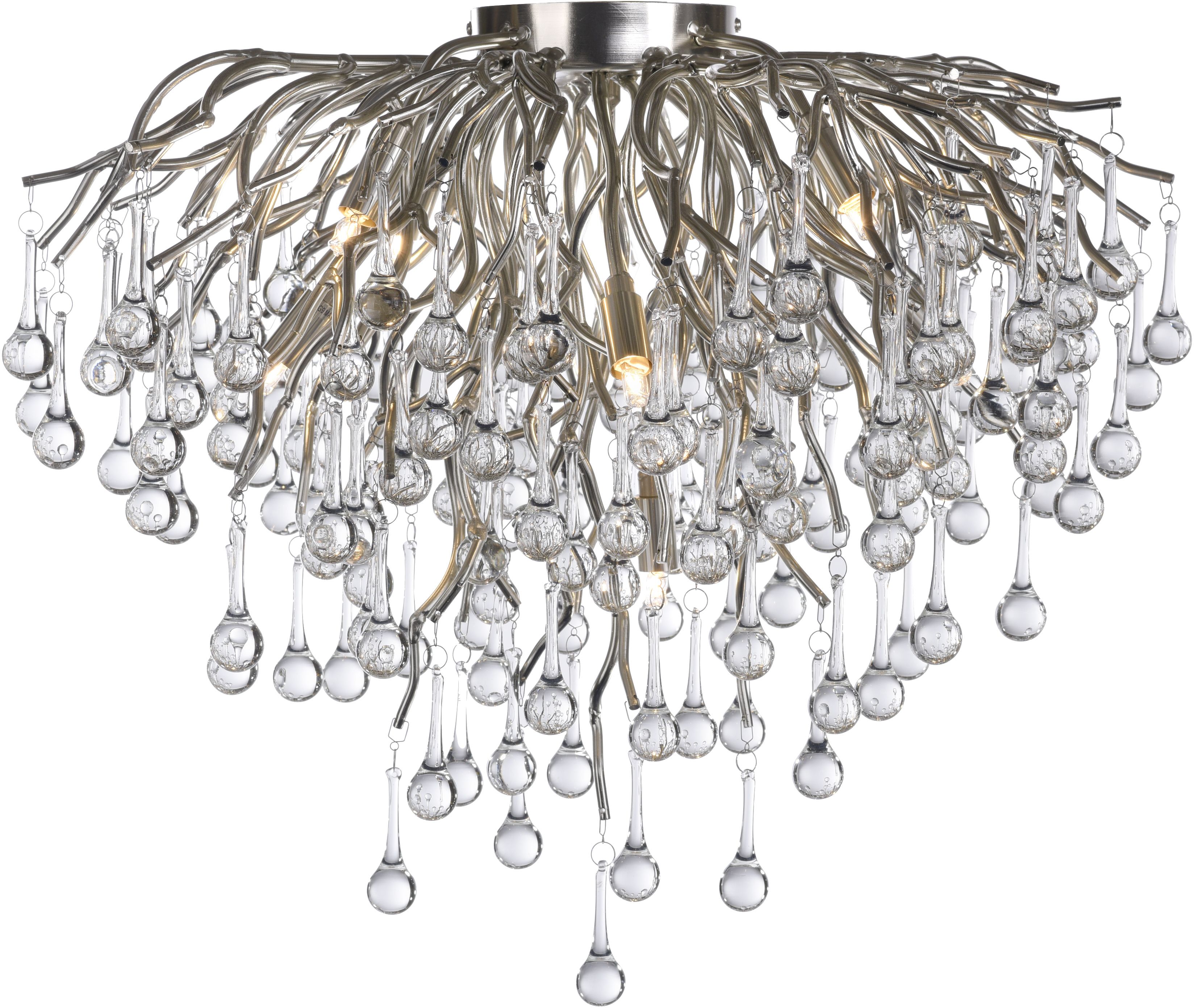 Darmowa Dostawa - Lampa podsufitowa powyżej 6x40 W stal Paul Neuhaus Icicle 809155