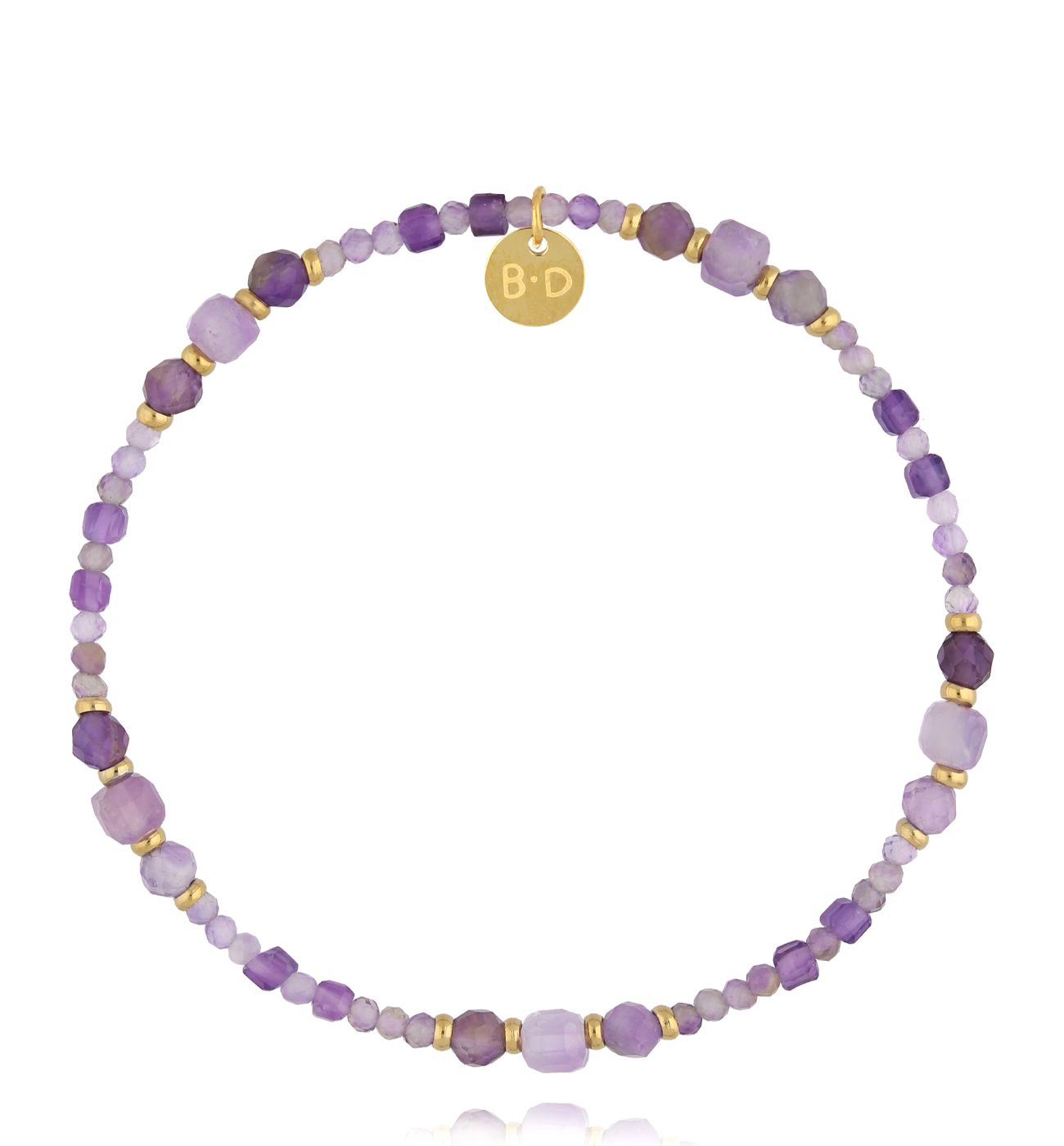 Bransoletka z ametystami BTW3271