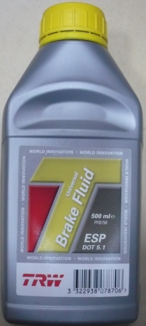 TRW DOT 5.1 0.5L PFB750 ESP PLYN HAMULCOWY - Petrostar