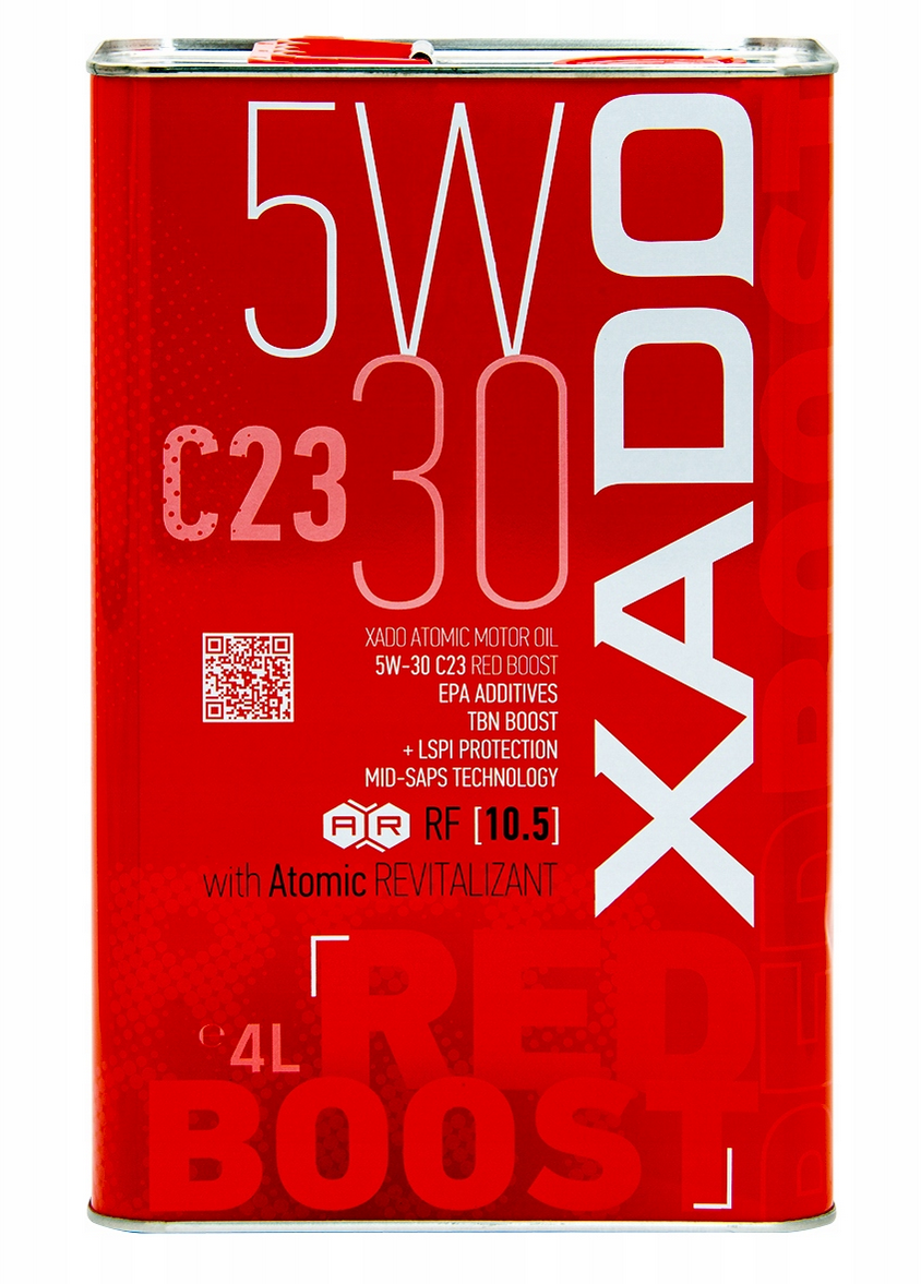 XADO ATOMIC OIL RED BOOST 5W30 C23 SM/CF 4L - Petrostar