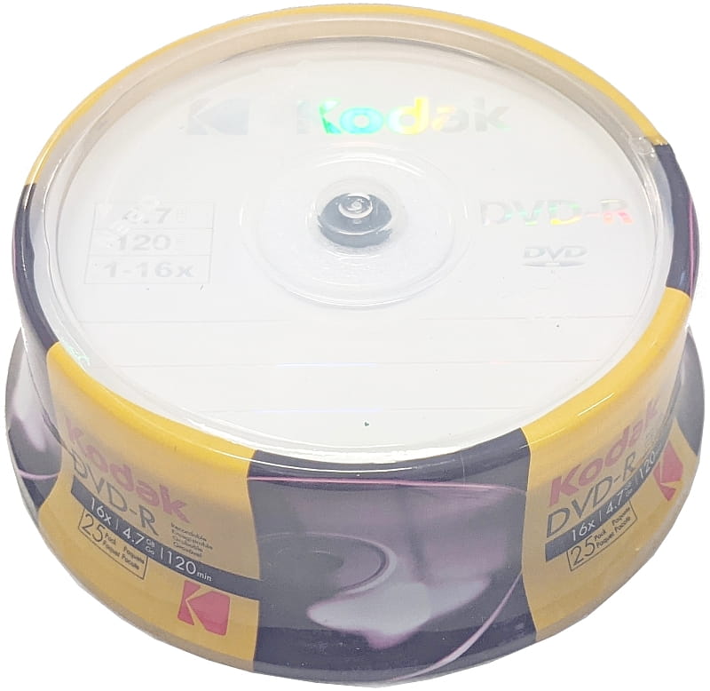 KODAK DVD-R x16 4,7GB c-25 1410325 - Henryx24