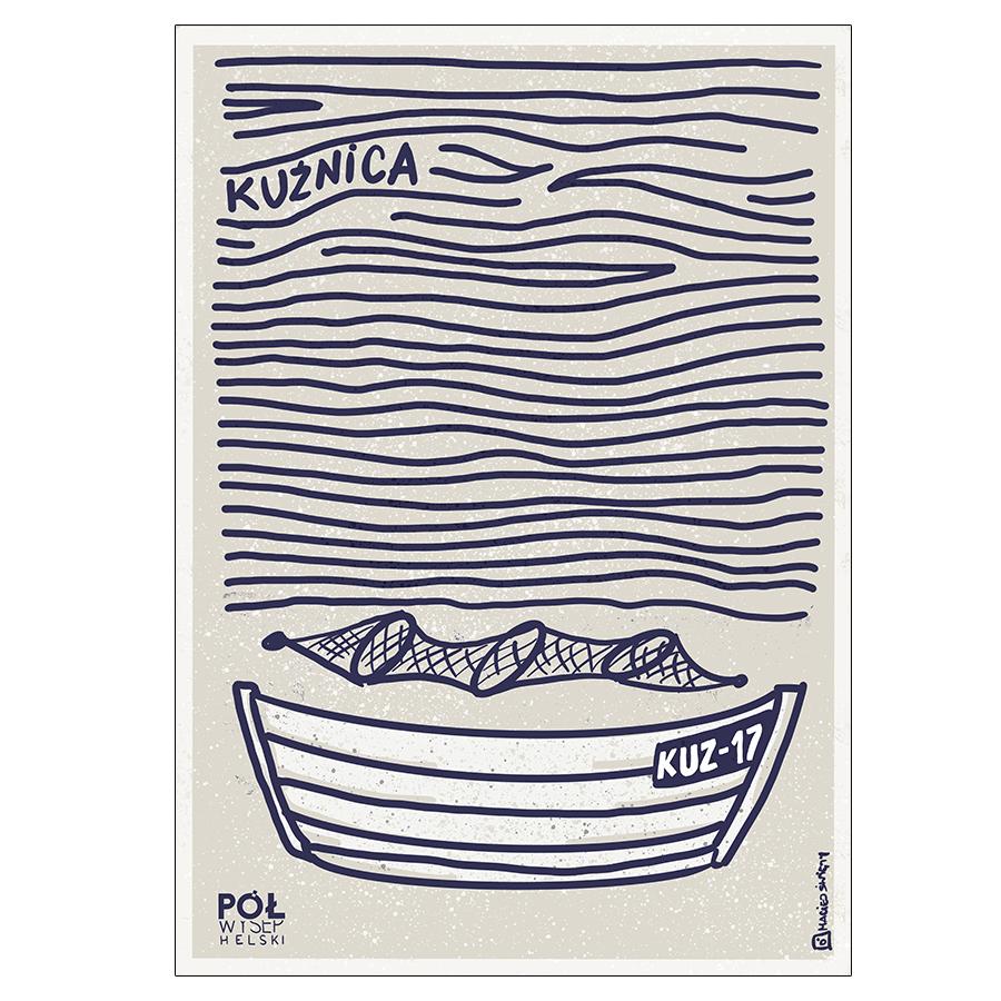 Plakat Kuźnica - Łódka