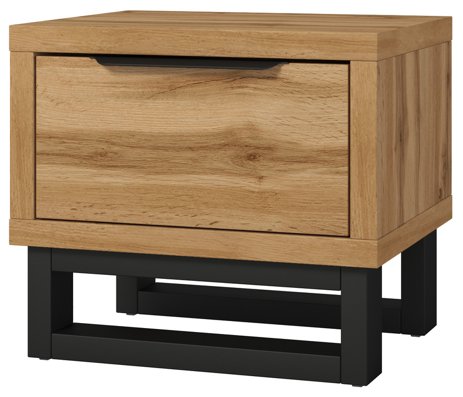Szafka nocna z szufladą do sypialni 55 cm HALLE S