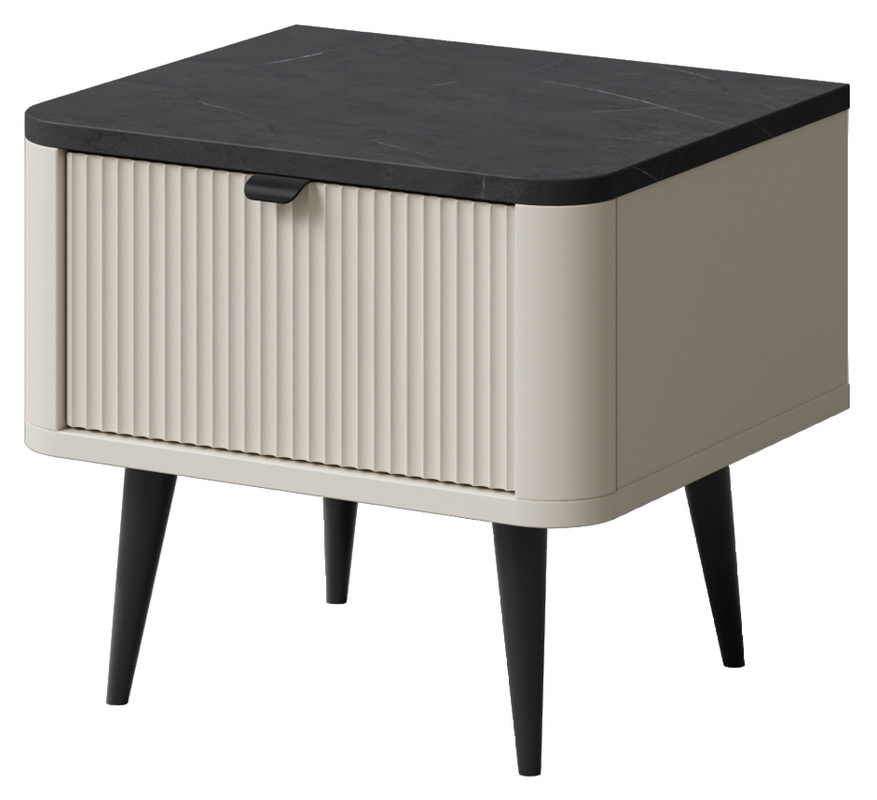 Szafka nocna z szufladą 50 cm na nóżkach MIREL