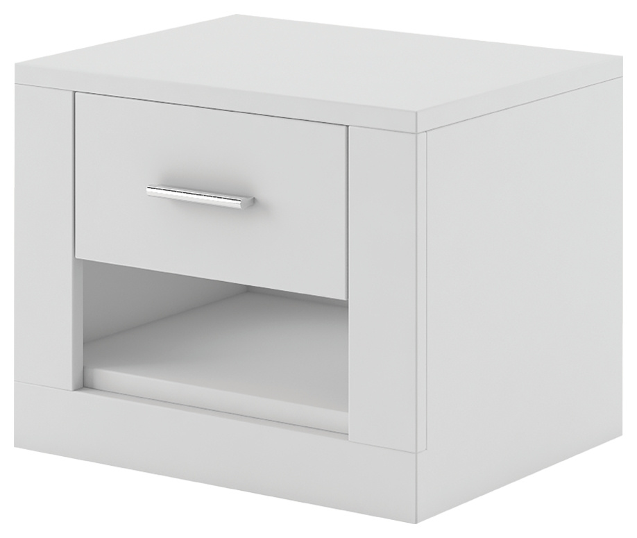 Szafka nocna biała z szufladą ARTI