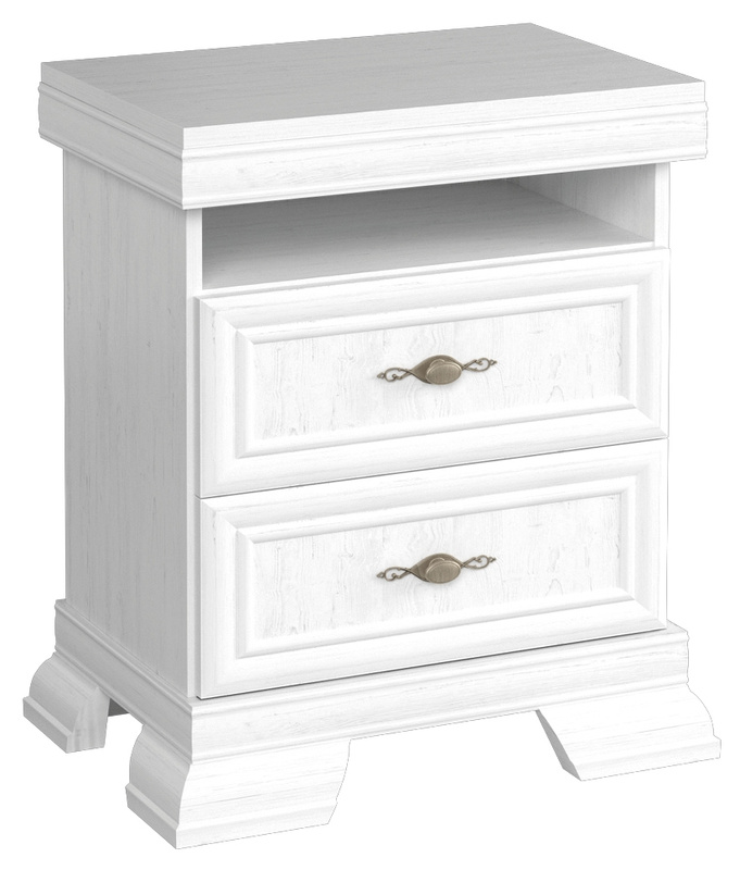 Szafka nocna biała KOLONIA