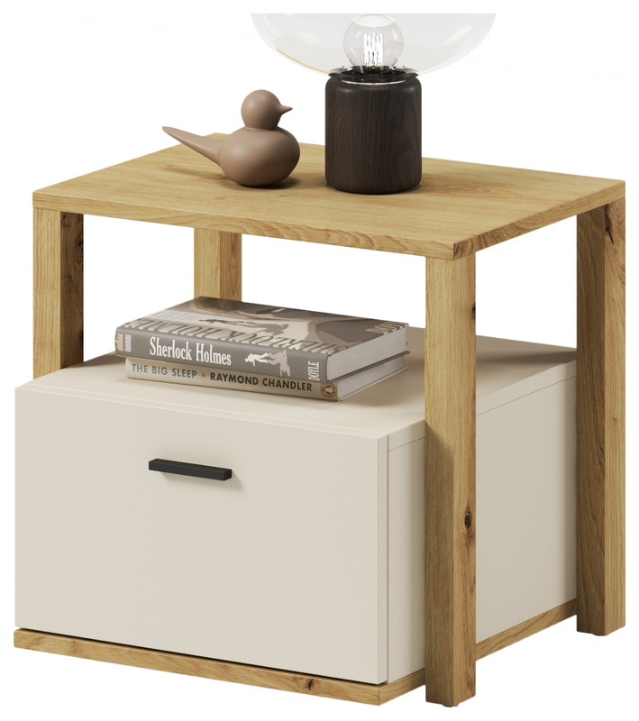 Szafka nocna z szufladą do pokoju młodzieżowego LENNY