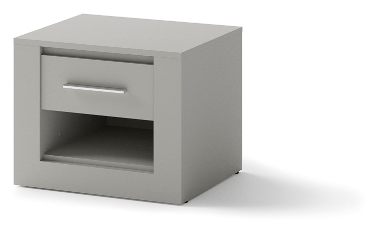 Szara szafka nocna do sypialni IDEA