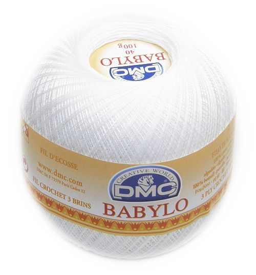 DMC babylo 40 kol. BLANC biały 100gr/ 1167mb