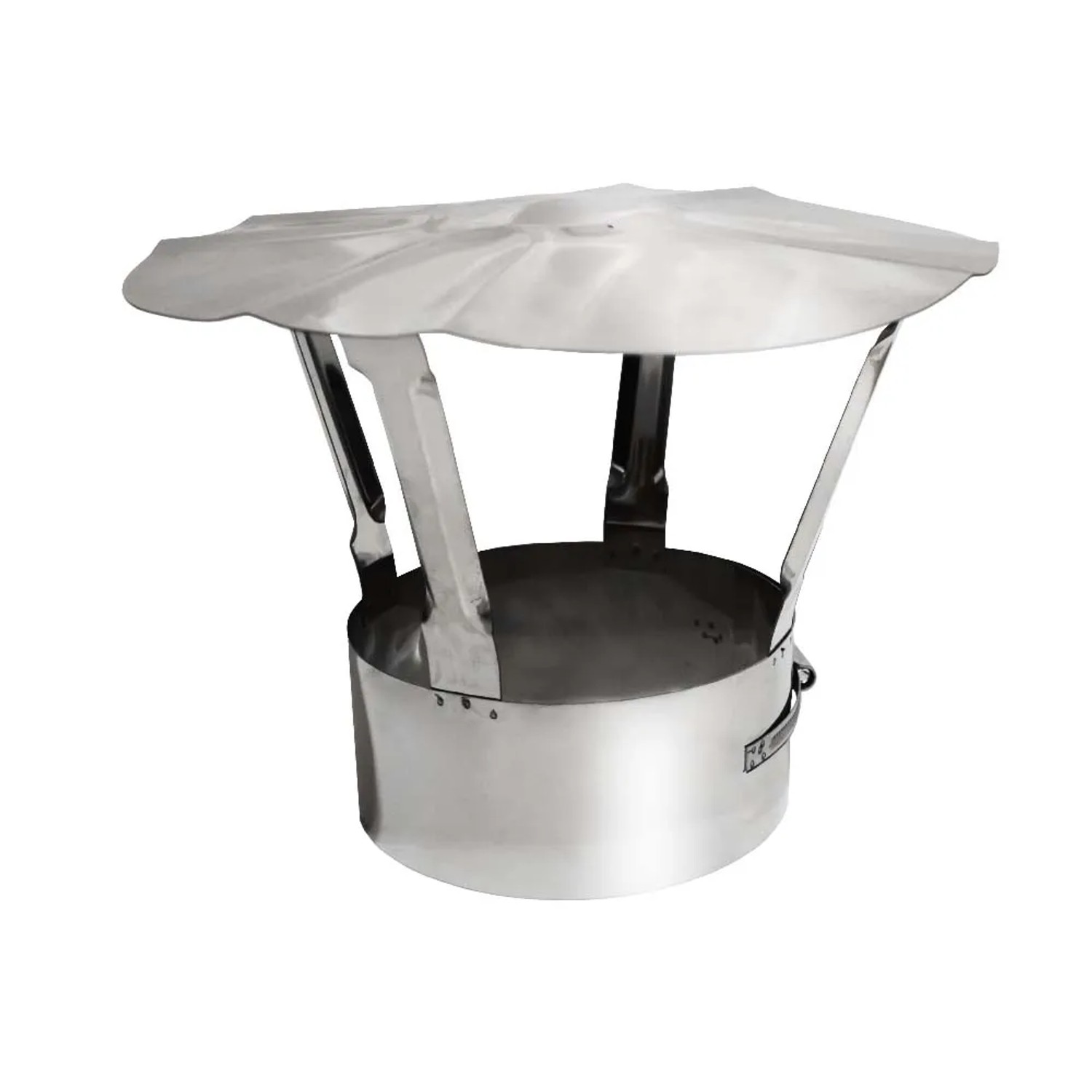 Daszek regulowany kwasoodporny do kominków 150 mm