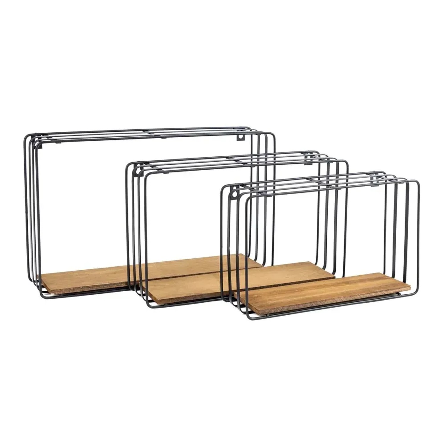 Półki loft zest.3 elementowy 40/35/30 cm