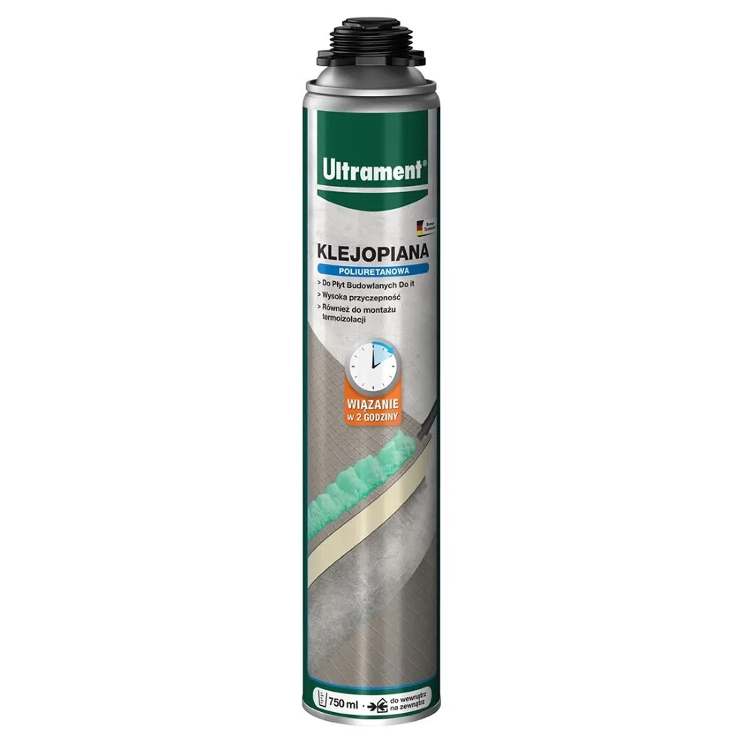 Ultrament Klejopiana do płyt budowlanych 750 ml