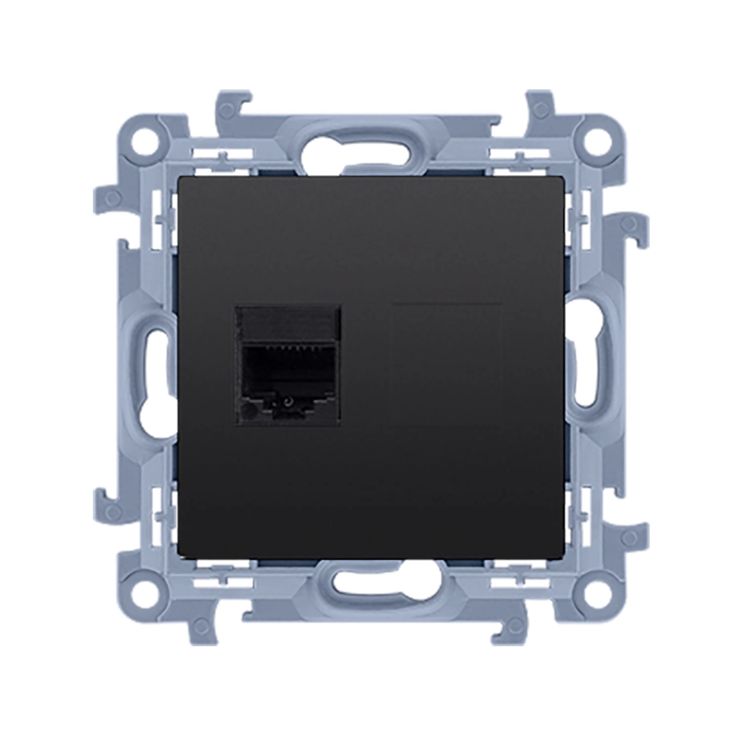 Elhurt Gniazdo komputerowe RJ45 Simon 10 czarne