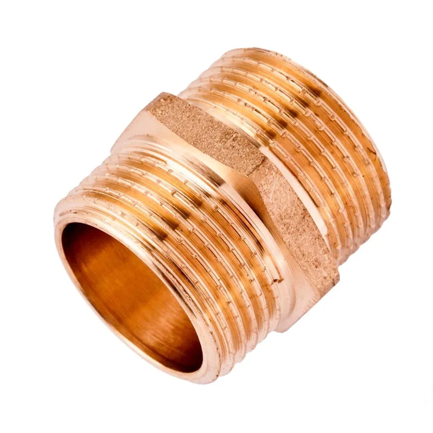 Invena Nypel mosiądz 1"