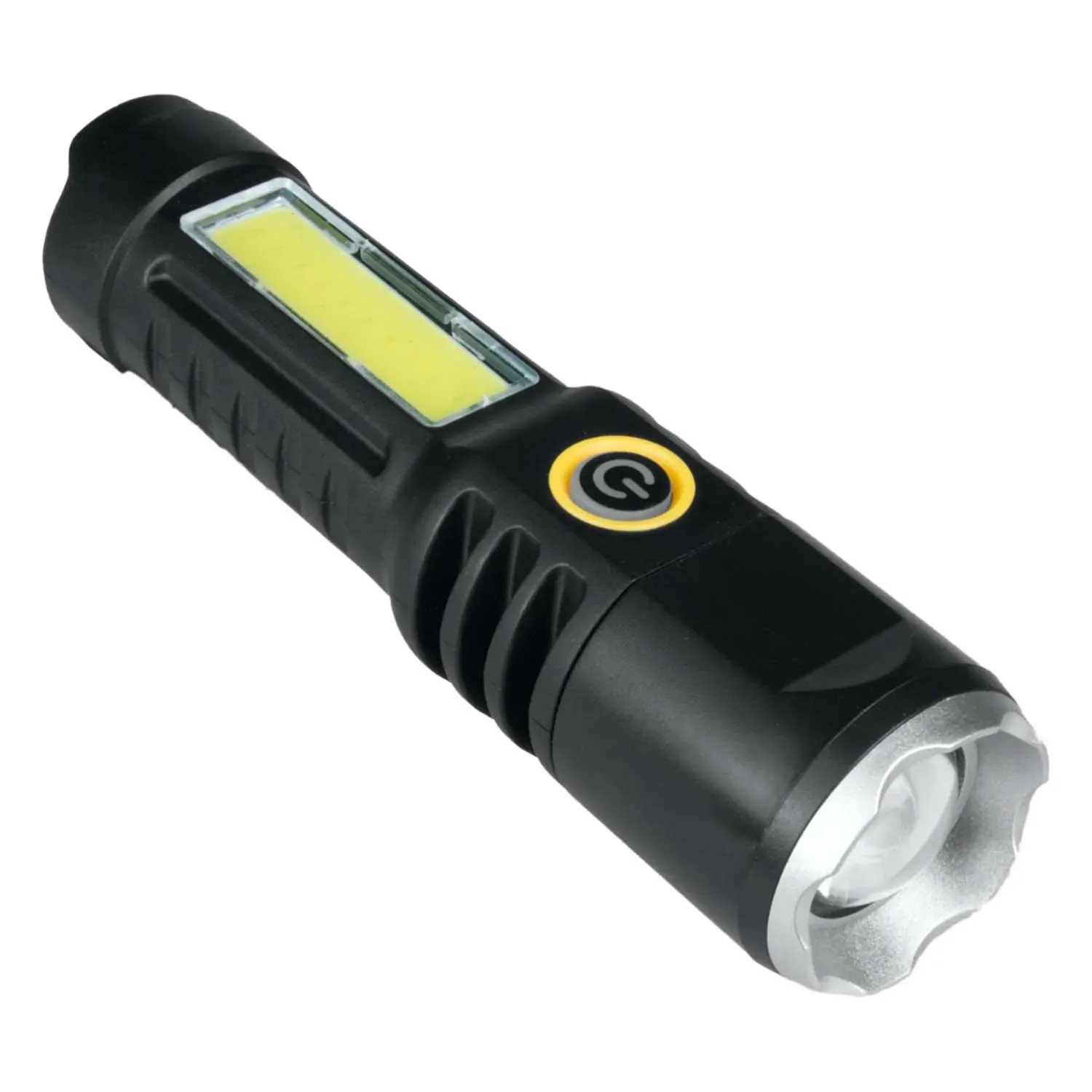 DPM Latarka COB/XPE aluminiowa ładowalna 150lm 500mAh ZOOM