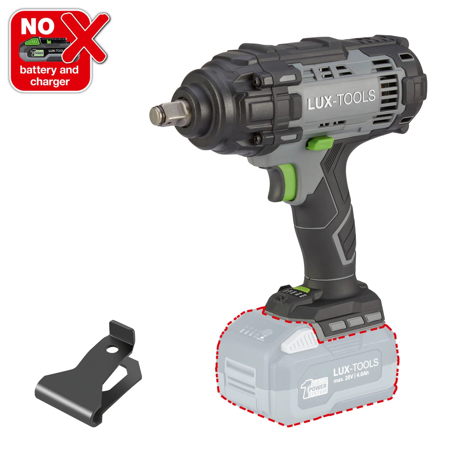 LUX-Tools Klucz udarowy A-SSR-20 20V