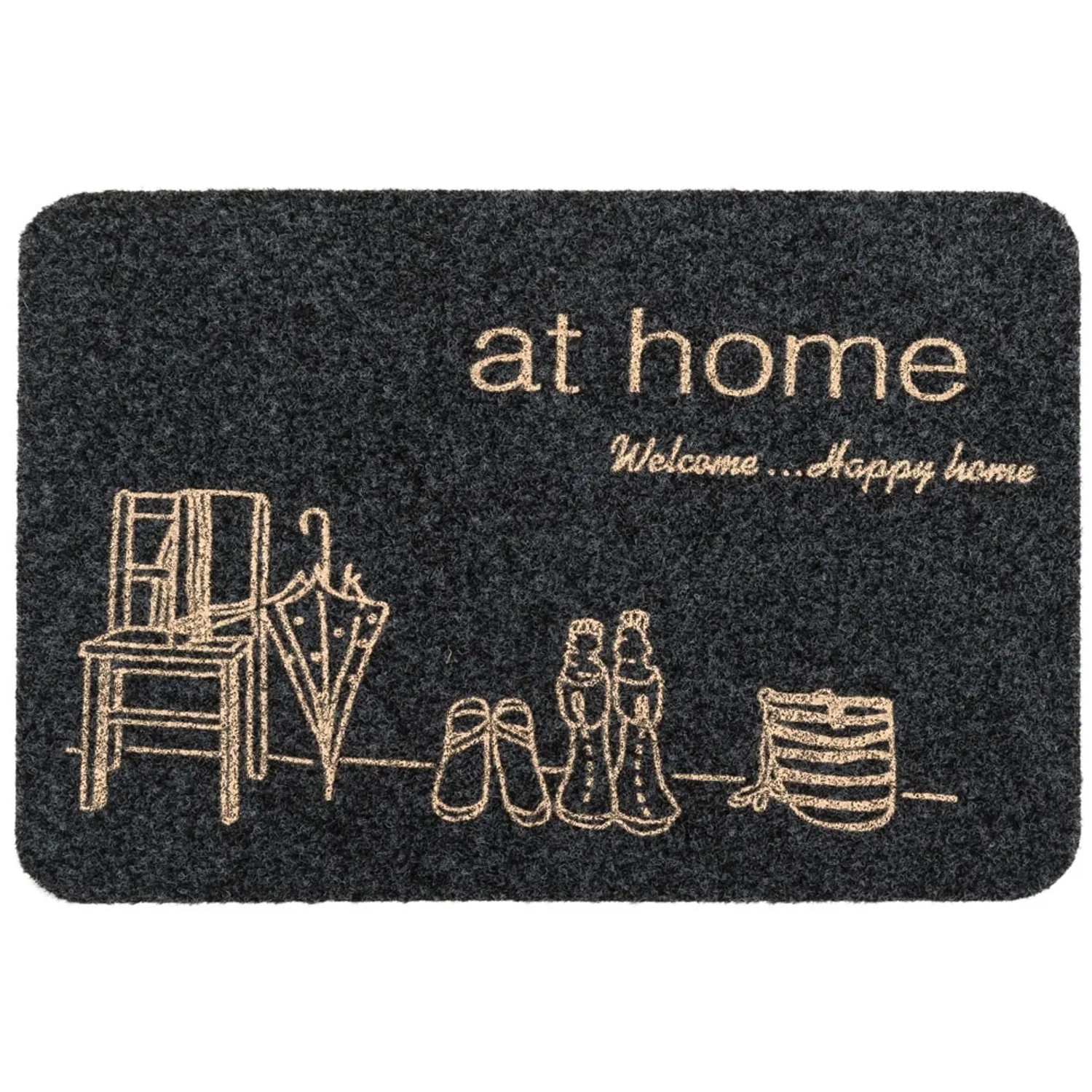 Wycieraczka Decora 40 x 60 cm szara