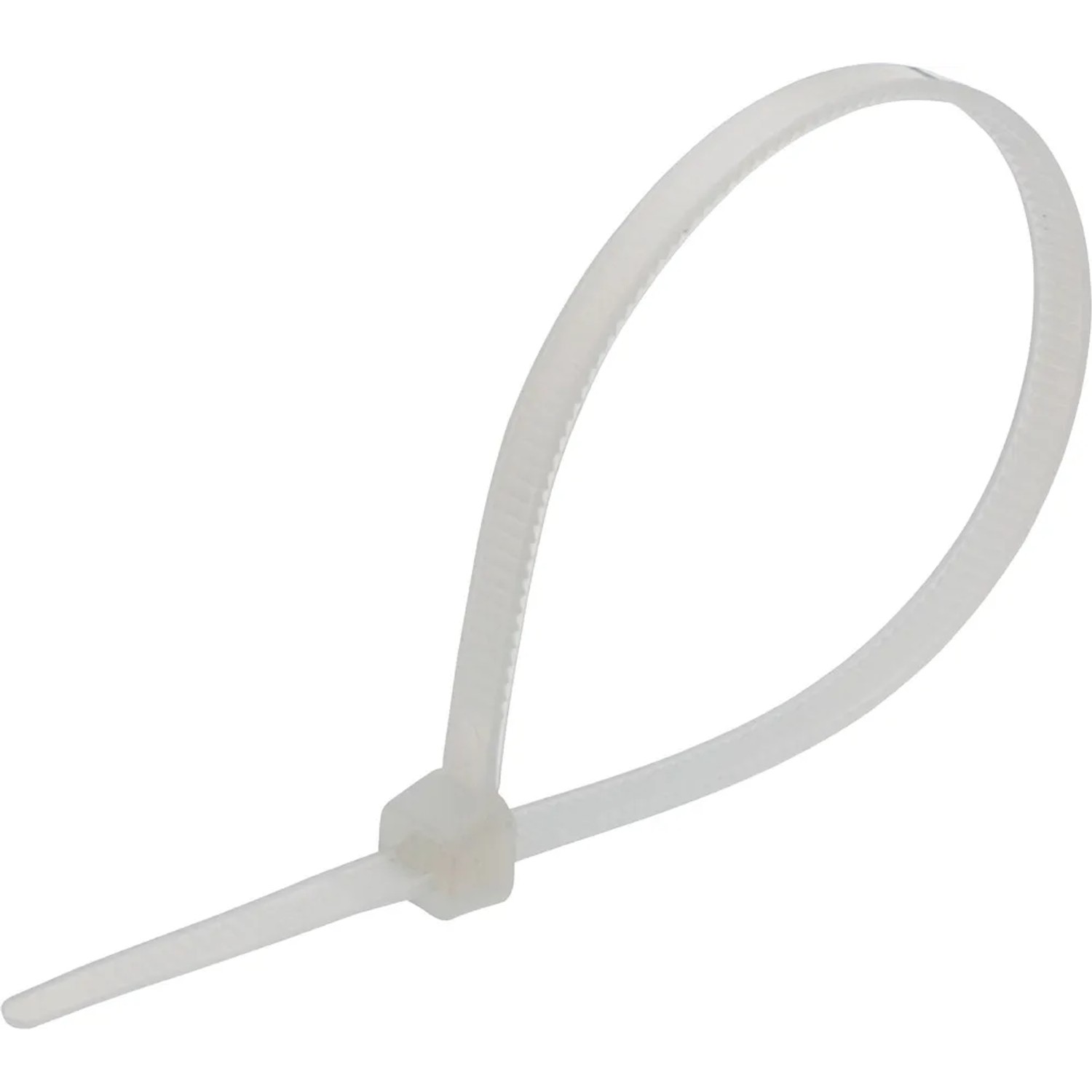 LUX-TOOLS Opaski do kabli 7 x 370 mm białe, 50szt