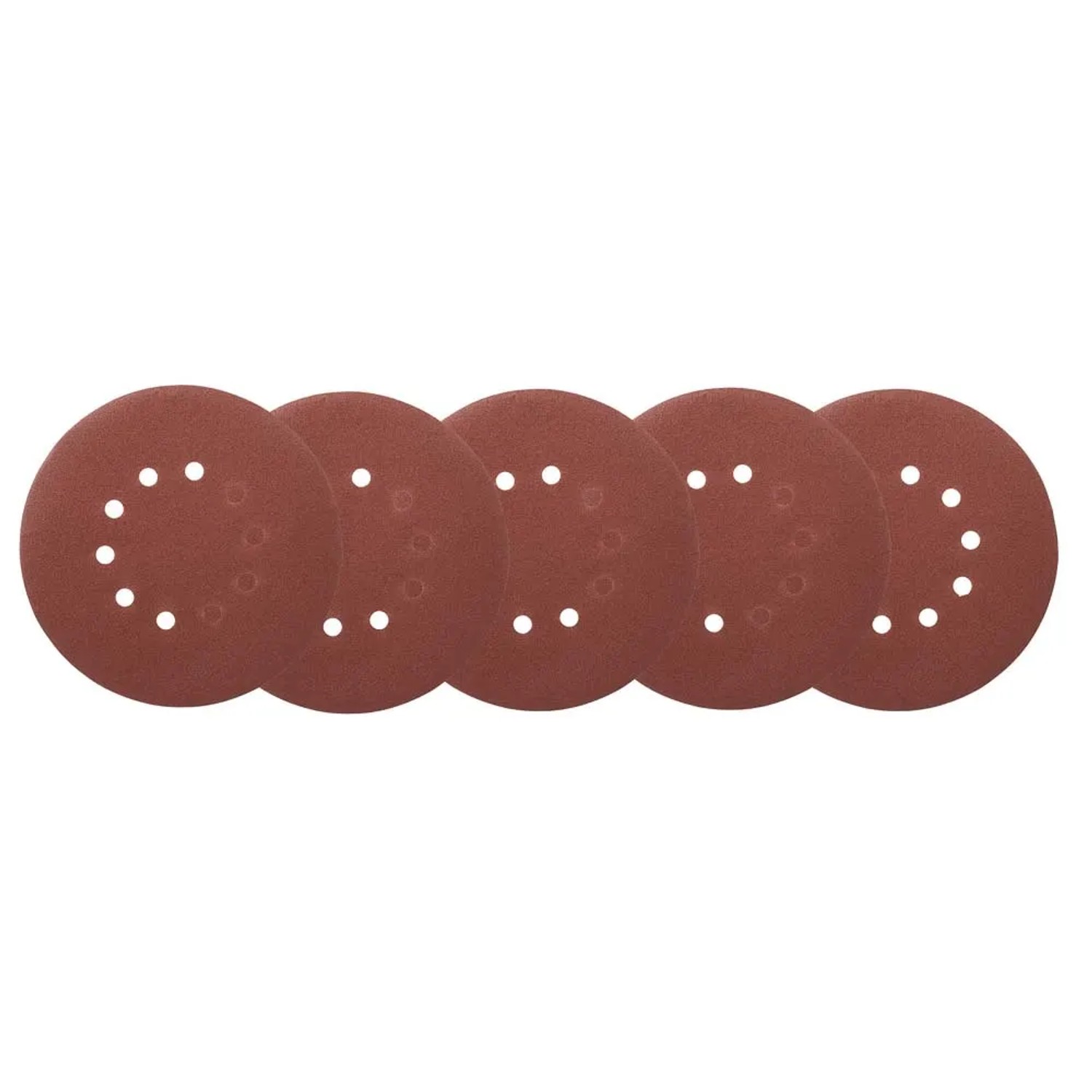 Dedra Tarczki ścierne z otworami 225 mm, P60, 5szt.