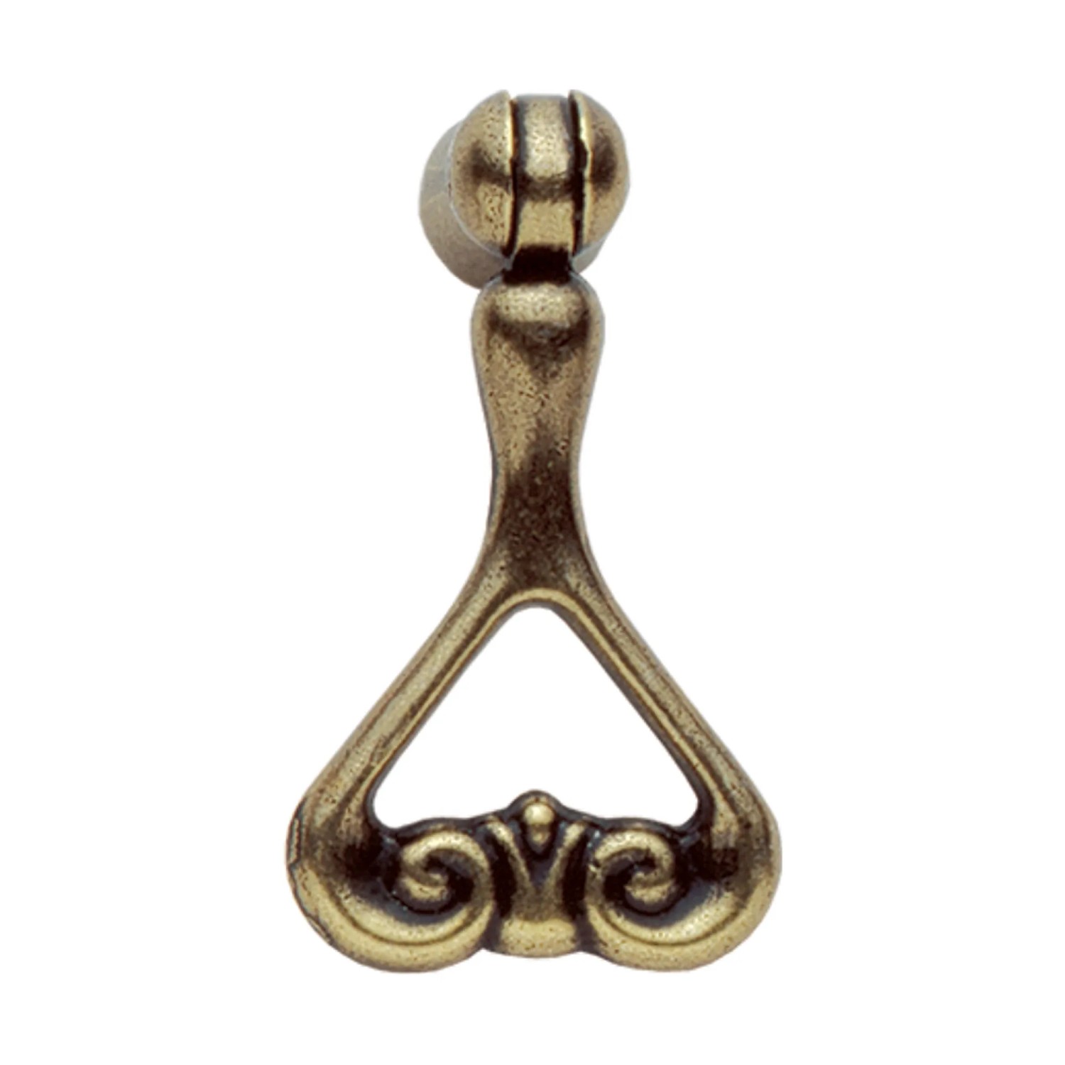 GAMET Kołatka meblowa patyna na mosiądzu 43 mm