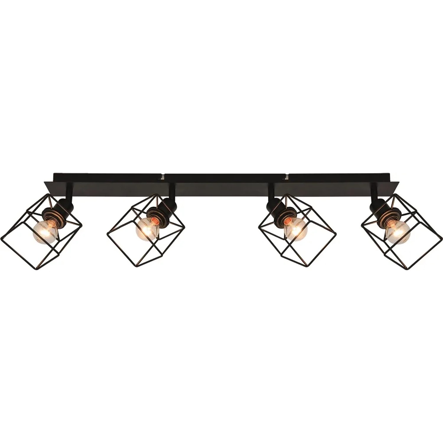 Listwa CUBIC 4xE14 28W czarna