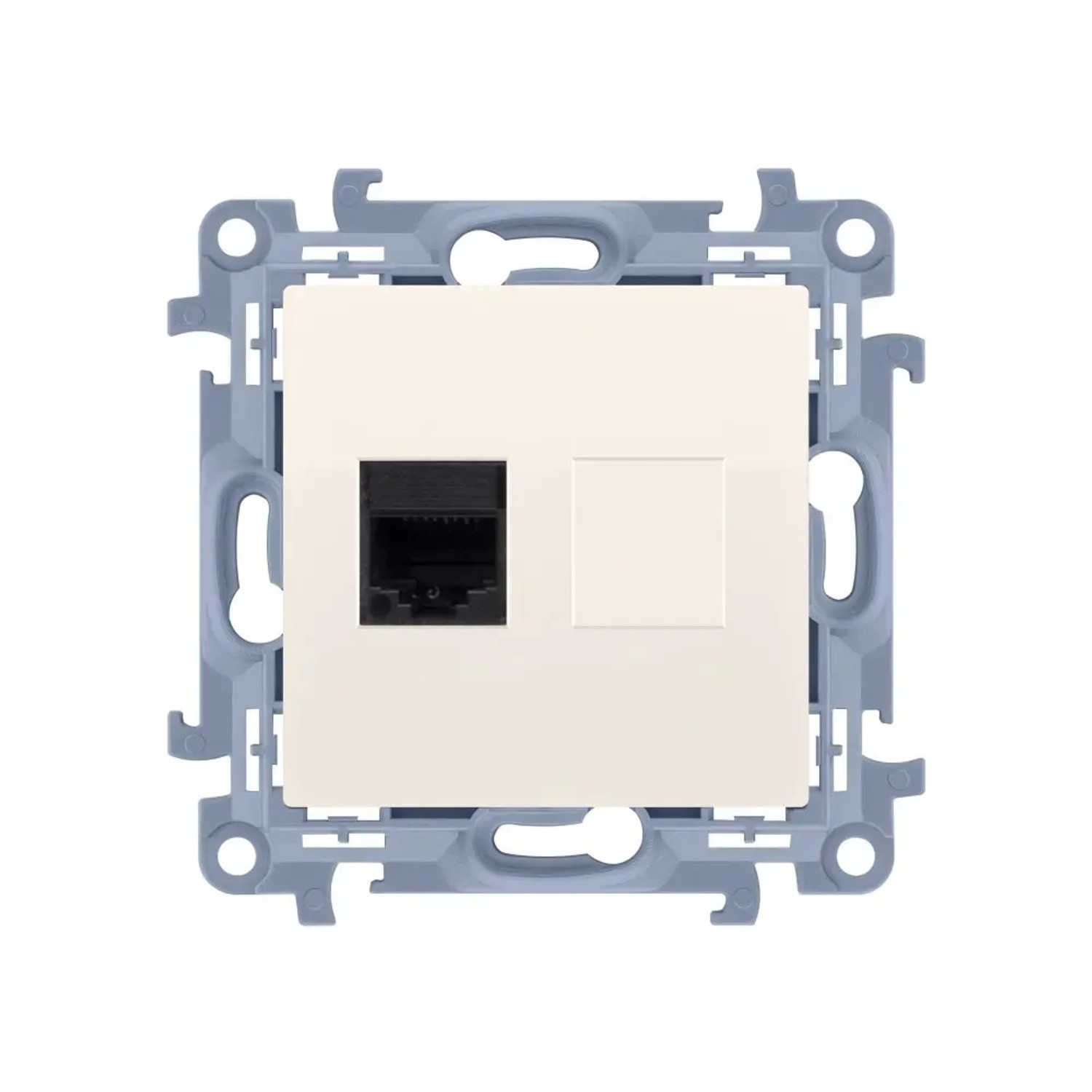 Simon Gniazdo Simon 10 komputerowe RJ45 białe