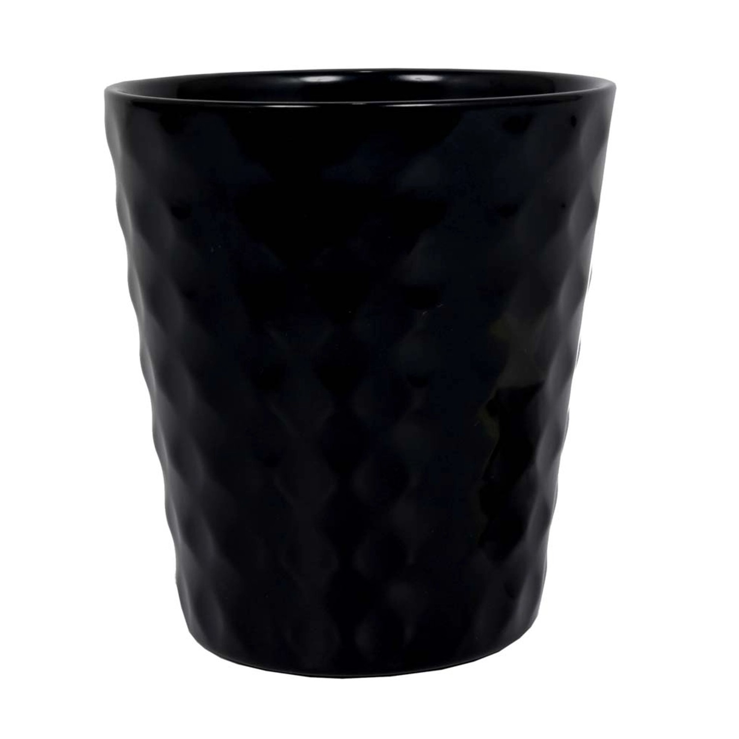 Osłonka ceramiczna Borneo czarna - śr. 13 cm