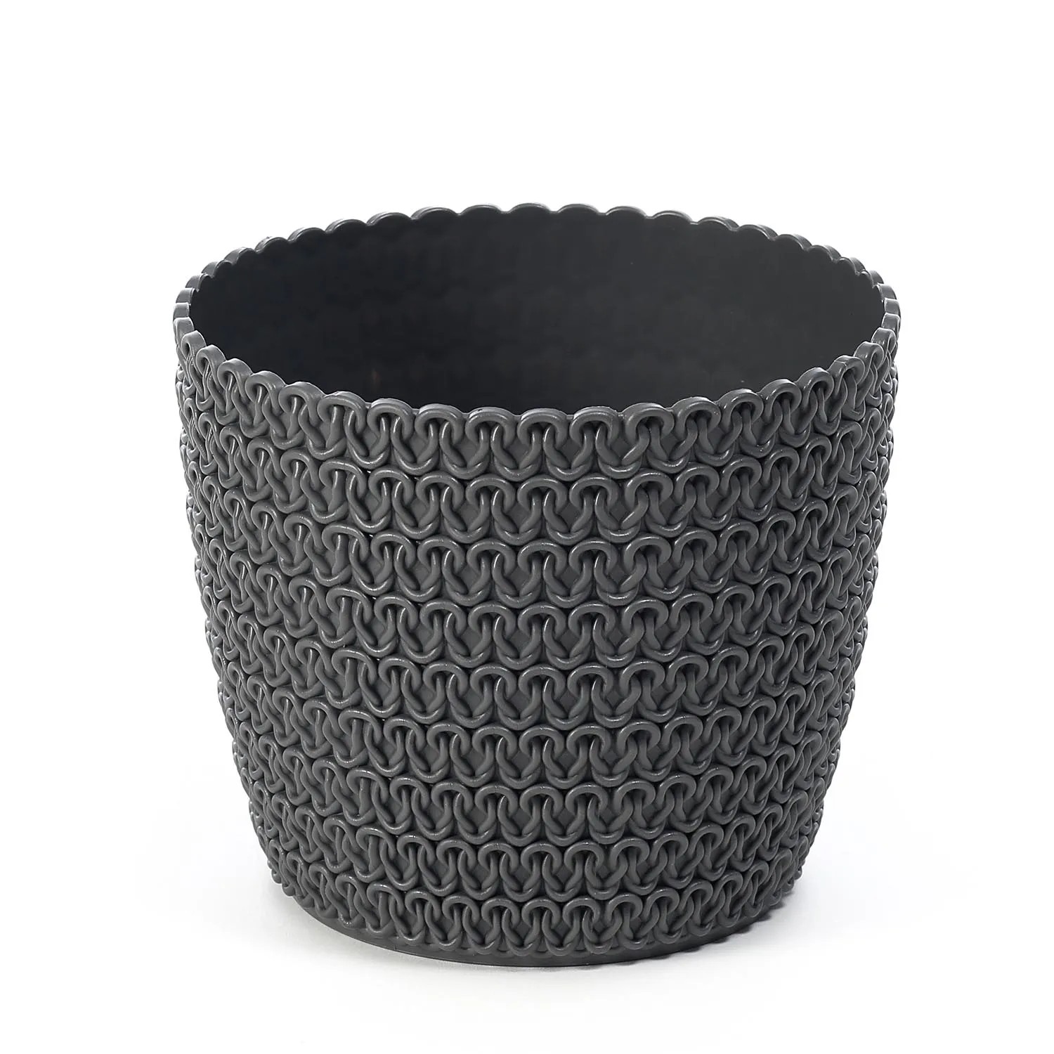 Osłonka Magnolia Jersey antracyt - 19 cm