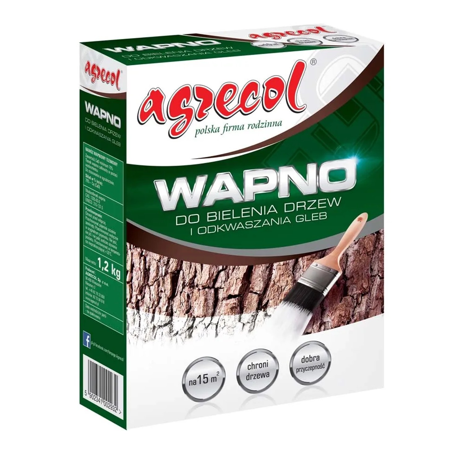 Wapno do bielenia drzew - 1,2 kg