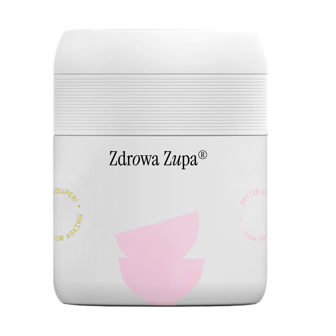 Biały termos zupowy