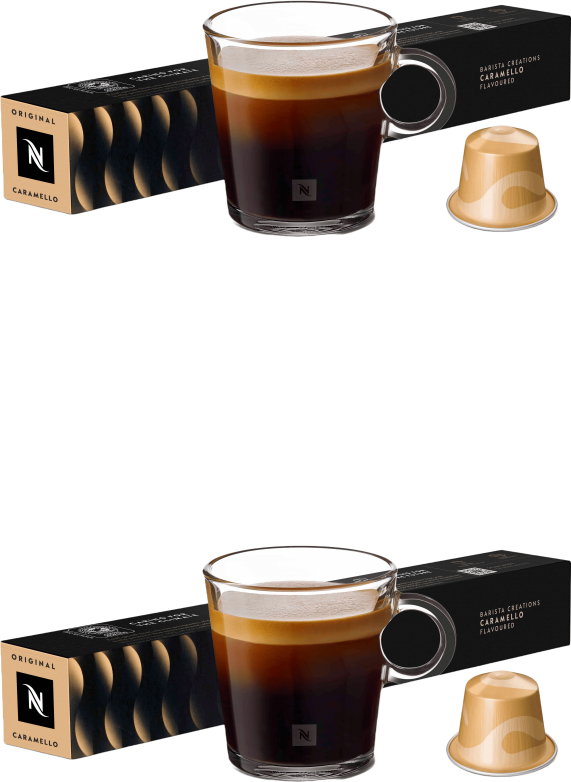 2x Kapsułki do ekspresu Nespresso, Barista Caramello, 10 sztuk