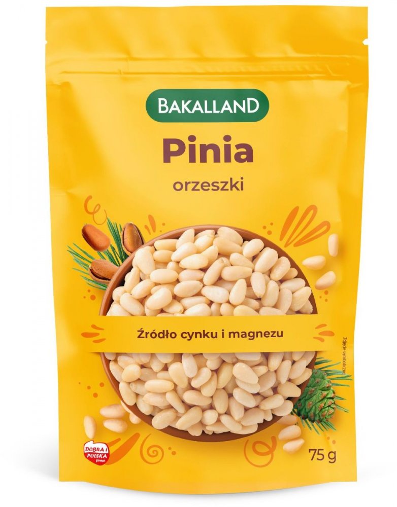 Orzechy pinii Bakalland, 75g