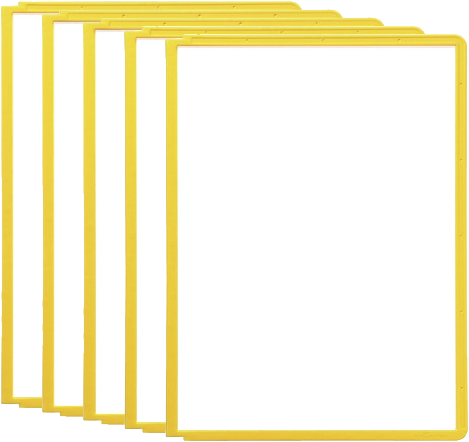 5x Panel informacyjny Durable Sherpa, A4, żółty