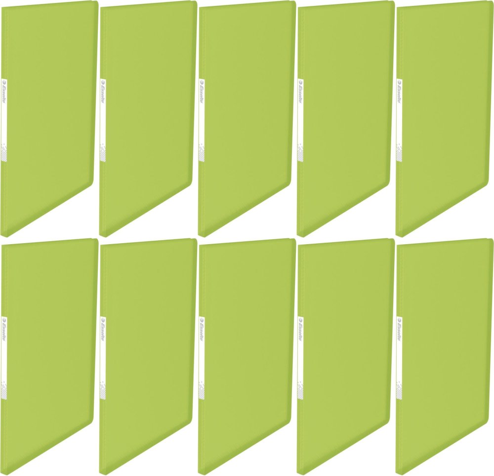 10x Album ofertowy Esselte Vivida, A4, 20 koszulek, zielony