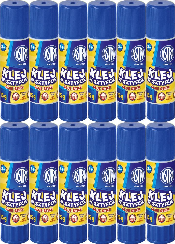 12x Klej w sztyfcie Astra, 15g